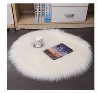 HKM-308755 Plush Round Carpet Floor Mat for Living Room and Bedroom in Various Colors