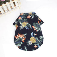 HKM-308819 Pineapple Pattern Short Sleeve Shirt for Men and Women in Various Colors
