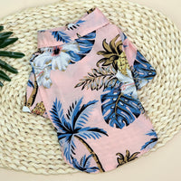 HKM-308819 Pineapple Pattern Short Sleeve Shirt for Men and Women in Various Colors
