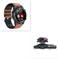 HKM-308883 Laser Smart Watch with ECG, Blood Pressure, Heart Rate, and Temperature Monitoring Features
