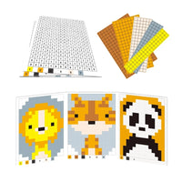 HKM-308947 DIY Magnetic Animal Puzzle Set for Kids - Educational Jigsaw Toys with Colorful Brick Pieces