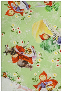 HKM-309203 Fairy Tale Print Cotton Fabric – DIY Handmade Material for Craft Projects