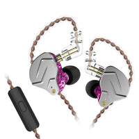 HKM-309267 Heavy Bass Metal Wired In-Ear Headphones with Microphone - HiFi Sound, 3.5mm Plug, 1.25m Cable