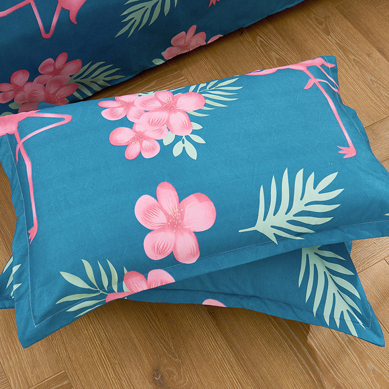 HKM-309331 Brushed Polyester Double Pillowcase – 74x48cm, 16 Patterns Available