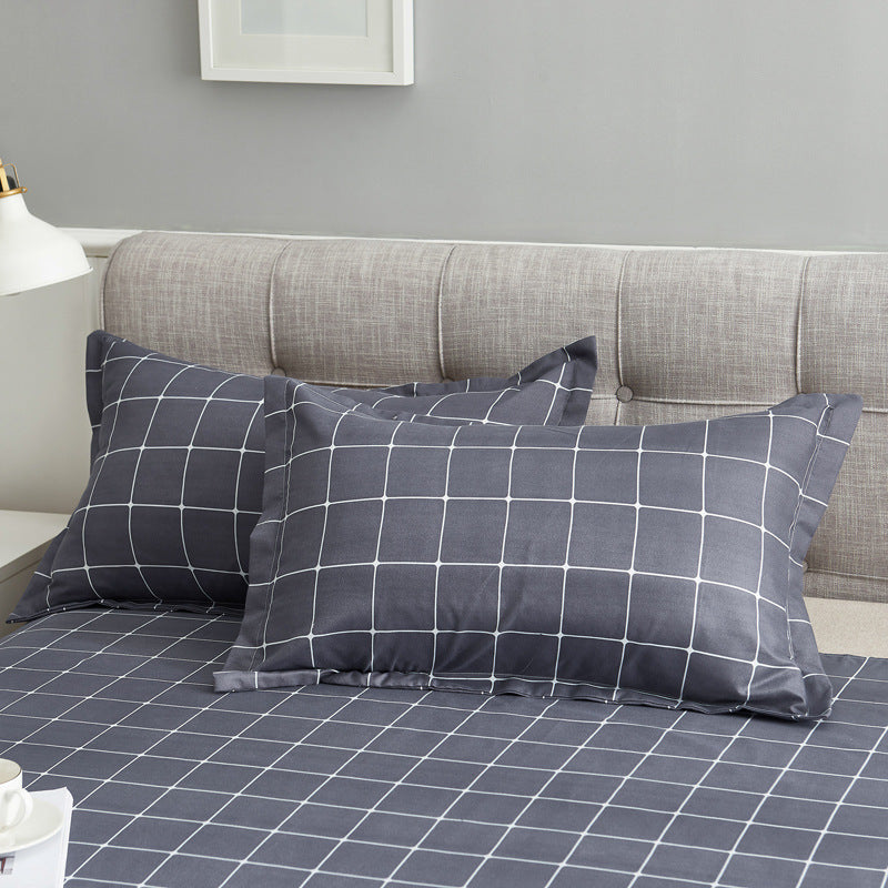 HKM-309331 Brushed Polyester Double Pillowcase – 74x48cm, 16 Patterns Available