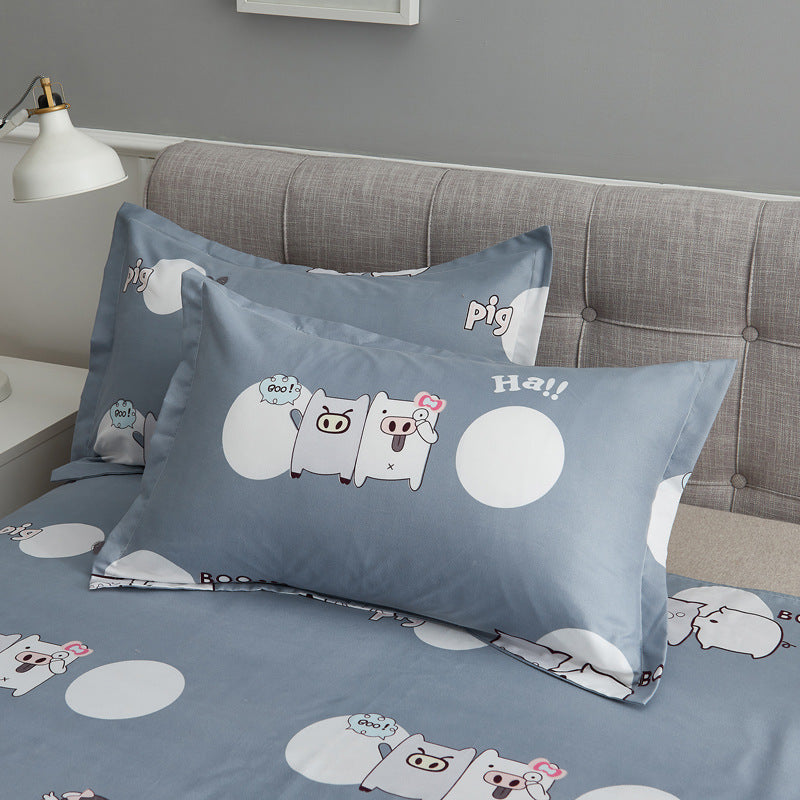 HKM-309331 Brushed Polyester Double Pillowcase – 74x48cm, 16 Patterns Available
