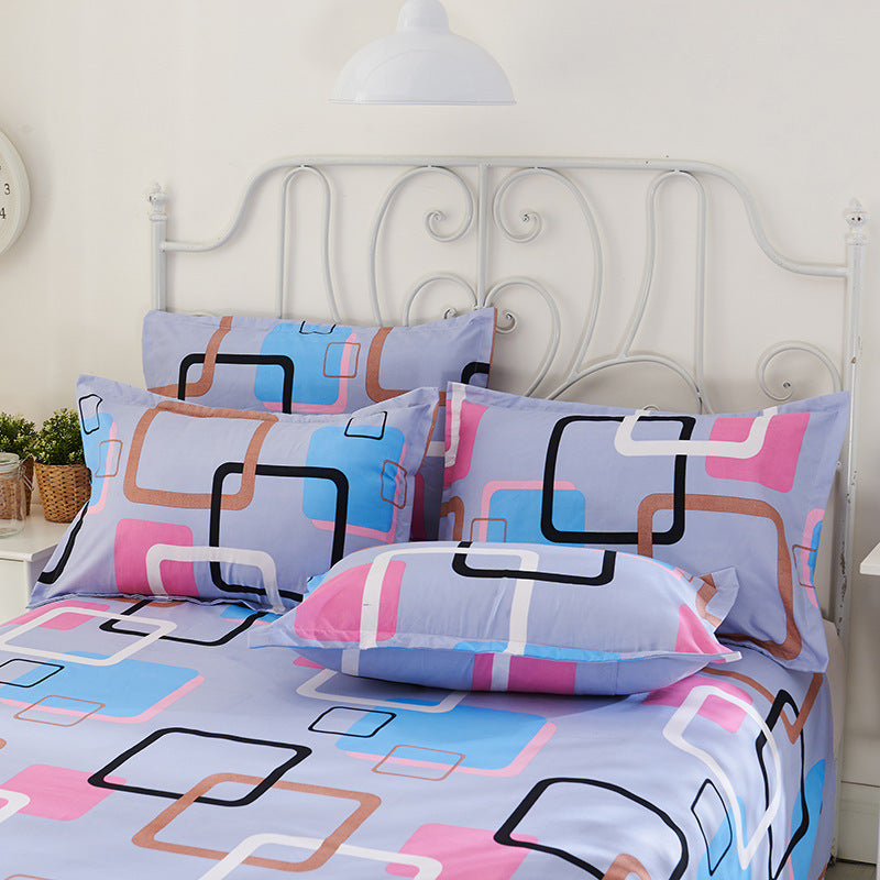 HKM-309331 Brushed Polyester Double Pillowcase – 74x48cm, 16 Patterns Available