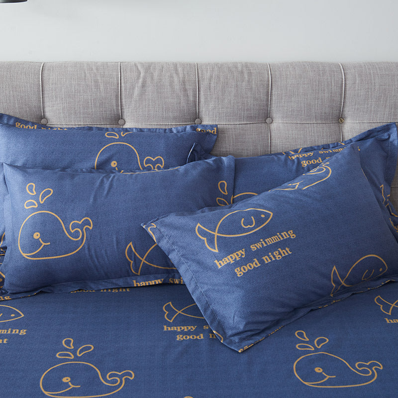 HKM-309331 Brushed Polyester Double Pillowcase – 74x48cm, 16 Patterns Available