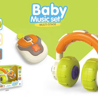 HKM-309331 Montessori Sensory Learning Music Toy for Babies with Sound and Light Features