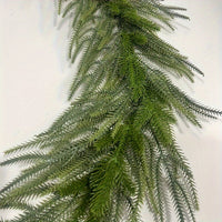 HKM-309331 Soft PVC Christmas Rattan Door Hanging with Pine and Cypress Design - 220cm