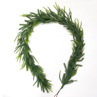 HKM-309331 Soft PVC Christmas Rattan Door Hanging with Pine and Cypress Design - 220cm