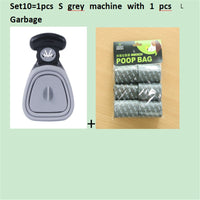 HKM-309459 Foldable Pooper Scooper for Dogs with 1 Roll of Decomposable Bags - Easy Clean Waste Pickup Tool