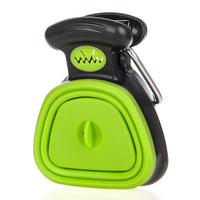 HKM-309459 Foldable Pooper Scooper for Dogs with 1 Roll of Decomposable Bags - Easy Clean Waste Pickup Tool