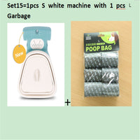 HKM-309459 Foldable Pooper Scooper for Dogs with 1 Roll of Decomposable Bags - Easy Clean Waste Pickup Tool