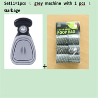 HKM-309459 Foldable Pooper Scooper for Dogs with 1 Roll of Decomposable Bags - Easy Clean Waste Pickup Tool