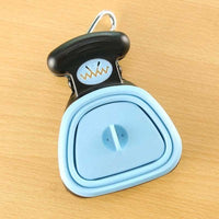 HKM-309459 Foldable Pooper Scooper for Dogs with 1 Roll of Decomposable Bags - Easy Clean Waste Pickup Tool