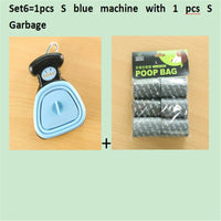 HKM-309459 Foldable Pooper Scooper for Dogs with 1 Roll of Decomposable Bags - Easy Clean Waste Pickup Tool