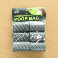 HKM-309459 Foldable Pooper Scooper for Dogs with 1 Roll of Decomposable Bags - Easy Clean Waste Pickup Tool