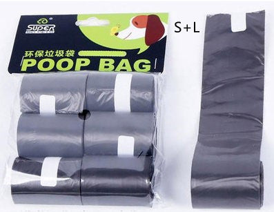 HKM-309459 Foldable Pooper Scooper for Dogs with 1 Roll of Decomposable Bags - Easy Clean Waste Pickup Tool