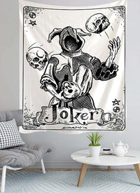 HKM-309587 Skull Landscape Tapestry Background Cloth for Home Decoration