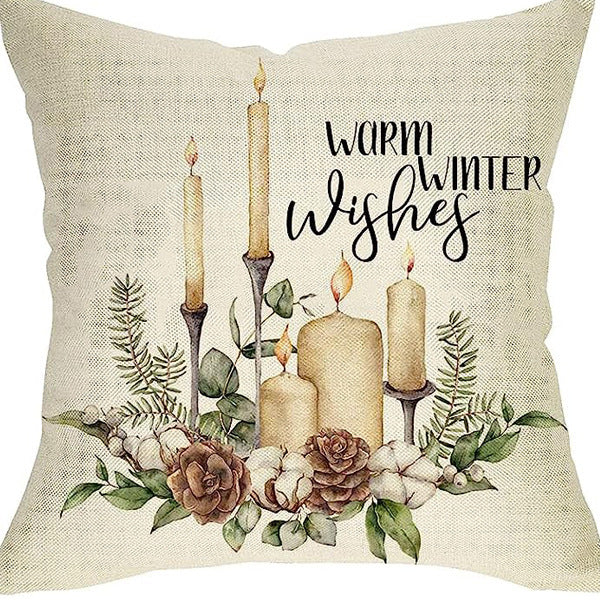 HKM-309651 Nordic Style Super Soft Linen Throw Pillow Cover 45x45cm