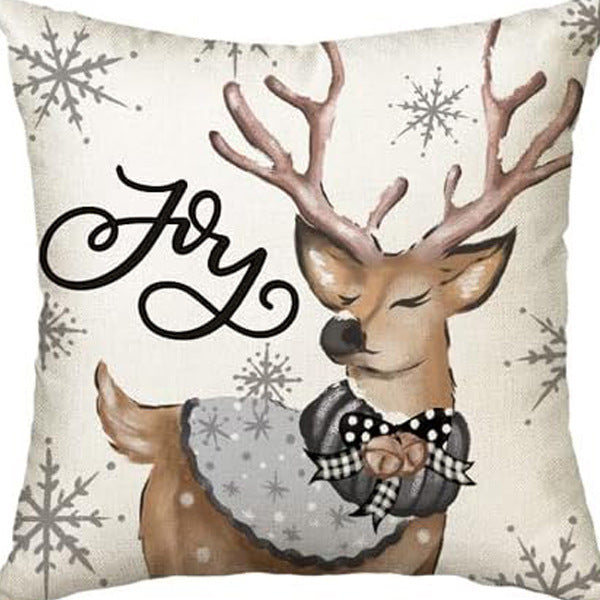 HKM-309651 Nordic Style Super Soft Linen Throw Pillow Cover 45x45cm