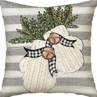 HKM-309651 Nordic Style Super Soft Linen Throw Pillow Cover 45x45cm