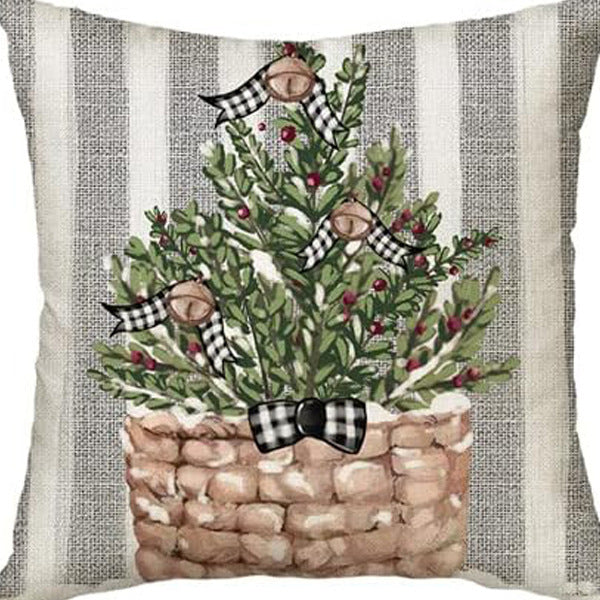 HKM-309651 Nordic Style Super Soft Linen Throw Pillow Cover 45x45cm