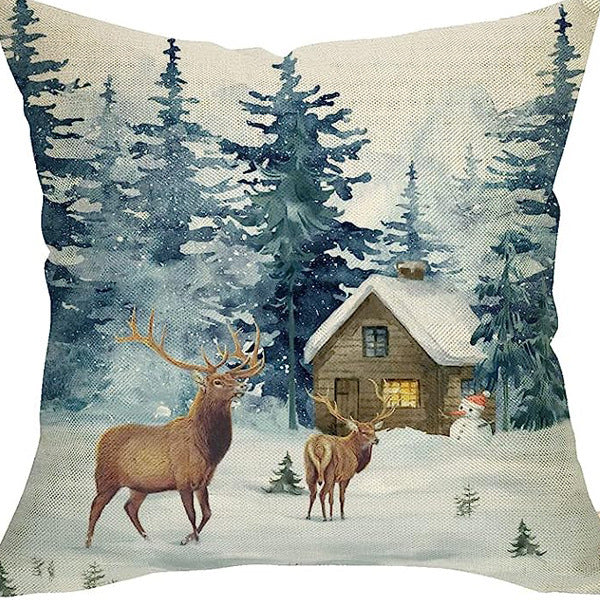 HKM-309651 Nordic Style Super Soft Linen Throw Pillow Cover 45x45cm