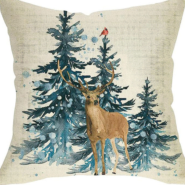 HKM-309651 Nordic Style Super Soft Linen Throw Pillow Cover 45x45cm