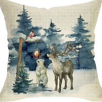 HKM-309651 Nordic Style Super Soft Linen Throw Pillow Cover 45x45cm