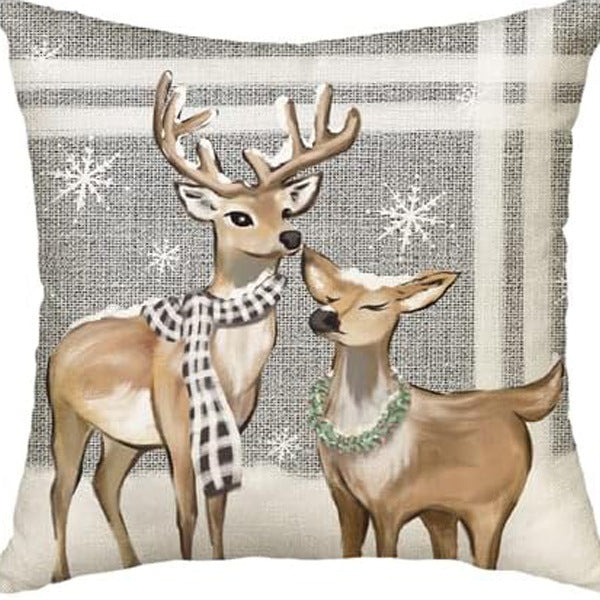 HKM-309651 Nordic Style Super Soft Linen Throw Pillow Cover 45x45cm