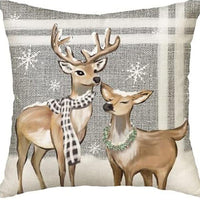 HKM-309651 Nordic Style Super Soft Linen Throw Pillow Cover 45x45cm