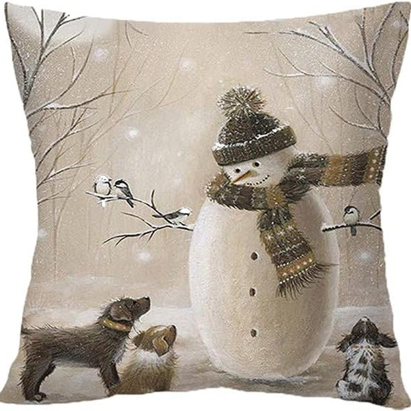 HKM-309651 Nordic Style Super Soft Linen Throw Pillow Cover 45x45cm
