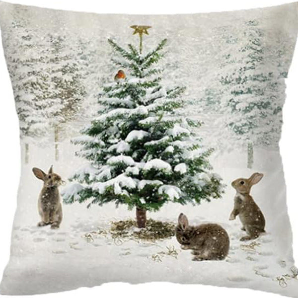 HKM-309651 Nordic Style Super Soft Linen Throw Pillow Cover 45x45cm