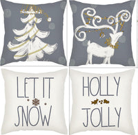 HKM-309651 Nordic Style Super Soft Linen Throw Pillow Cover 45x45cm