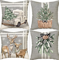 HKM-309651 Nordic Style Super Soft Linen Throw Pillow Cover 45x45cm