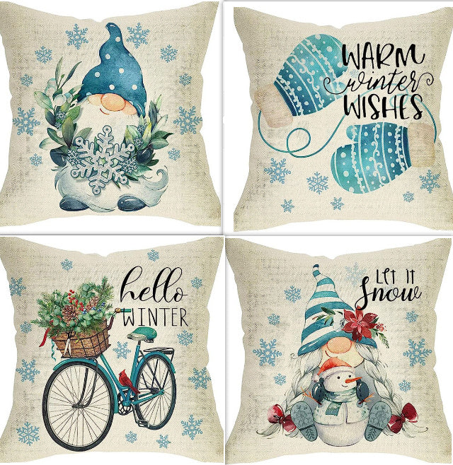 HKM-309651 Nordic Style Super Soft Linen Throw Pillow Cover 45x45cm