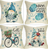 HKM-309651 Nordic Style Super Soft Linen Throw Pillow Cover 45x45cm