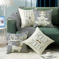 HKM-309651 Nordic Style Super Soft Linen Throw Pillow Cover 45x45cm
