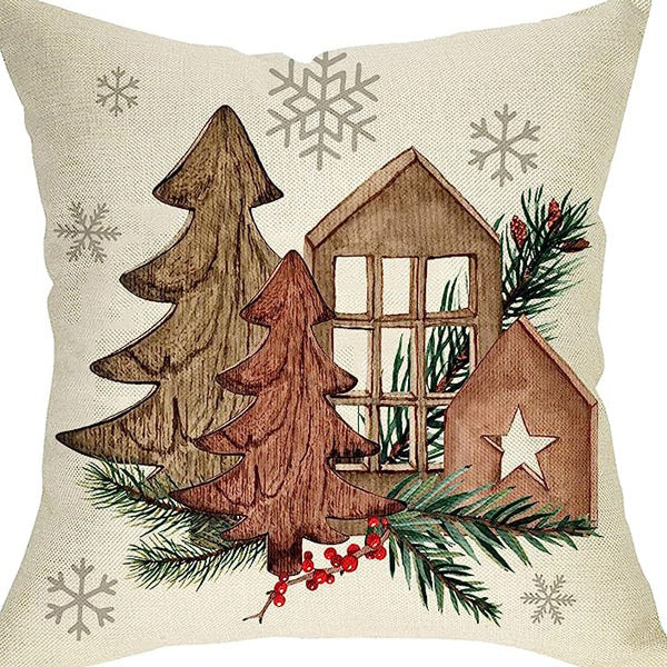 HKM-309651 Nordic Style Super Soft Linen Throw Pillow Cover 45x45cm
