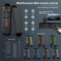 HKM-309715 Wireless Keyboard and Mouse Combo with Backlit Remote Control for TV Box