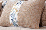 HKM-310419 All-inclusive Stain-resistant Chenille Sofa Cushion Covers in Ancient Red-Silk Mist Brown