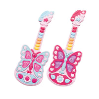 HKM-310483 Battery Operated Musical Guitar Toy with Lights for Kids Ages 2-7