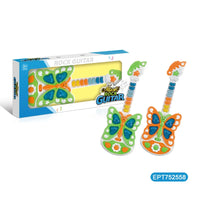 HKM-310483 Battery Operated Musical Guitar Toy with Lights for Kids Ages 2-7