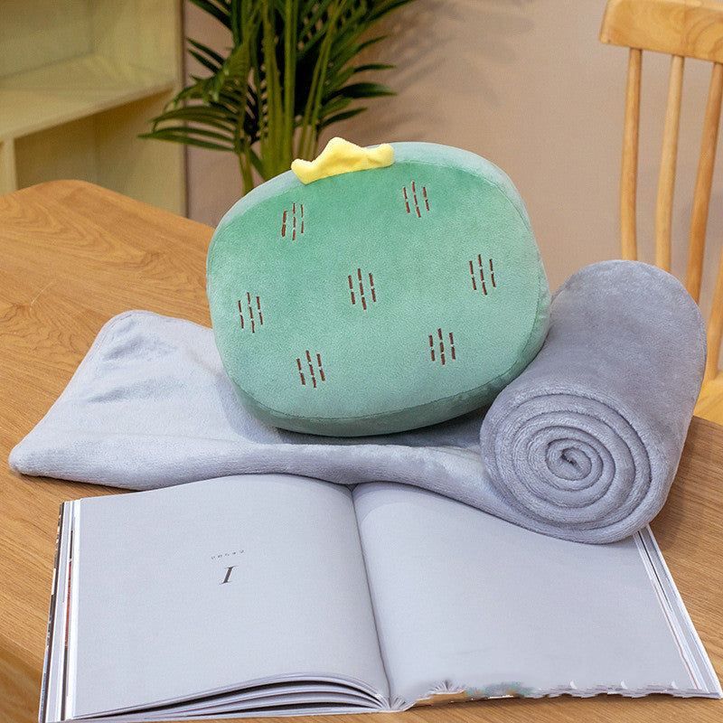 HKM-310483 Cozy Plush Toy Blanket Set with Cute Animal Designs for Teens