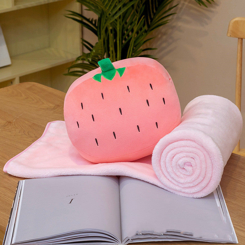 HKM-310483 Cozy Plush Toy Blanket Set with Cute Animal Designs for Teens