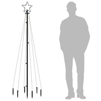 HKM-310483 Warm White LED Christmas Tree with Ground Stakes, 108 LEDs, 100 x 300 cm