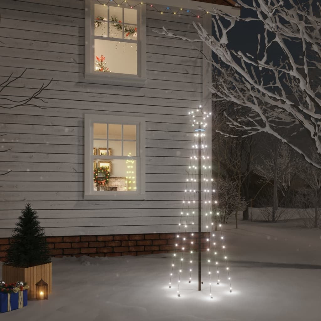 HKM-310483 Warm White LED Christmas Tree with Ground Stakes, 108 LEDs, 100 x 300 cm