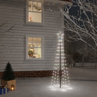 HKM-310483 Warm White LED Christmas Tree with Ground Stakes, 108 LEDs, 100 x 300 cm